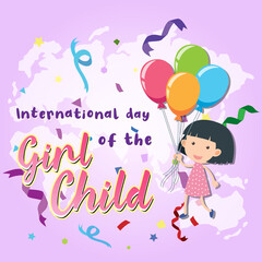 International day of girl child poster design