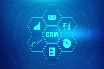 2D Digital Abstract Business Networking background
