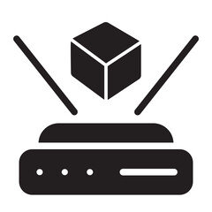 hologram glyph icon