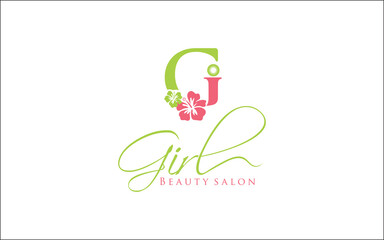 Fototapeta premium Illustration vector graphic of modern girl beauty salon logo design template