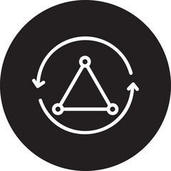 rotation glyph icon