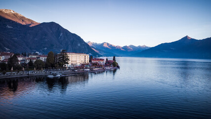 Early morning In lake Como