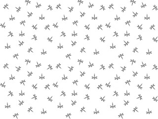 とんぼ柄　シームレスな和柄の背景のベクターイラスト