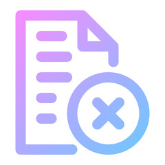 document gradient icon