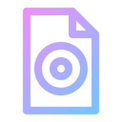 document gradient icon