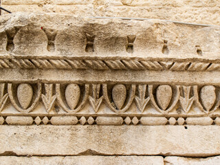 Excavated Roman ruins within the modern cities of Italy