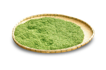 Dried tea leaves