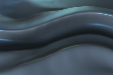 Abstract gray cloth curve pattern background. Design and style concept. 3D Rendering.