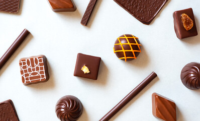 Chocolate sweets.  チョコレートスイーツ