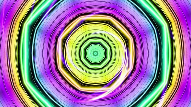 Abstract mandala loop background