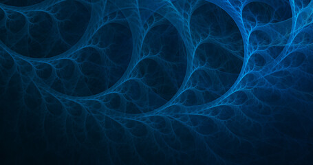Colorful blue wavy texture. Festive wallpaper. Digital fractal art. 3d rendering.