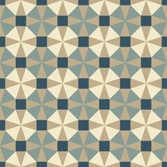 Abstract seamless geometric pattern, vintage style, shapes,  elements, ornament, vector