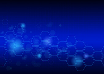 hi-tech background is built with geometric shapes.