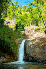 Fototapeta na wymiar Chae Son waterfall in Thailand