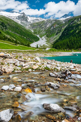 Summer in the Aurina Valley. South Tyrol.