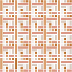 Boho geometrical shapes seamless pattern.