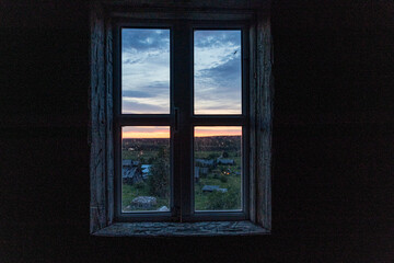 window, sky, frame, view, interior, house, 