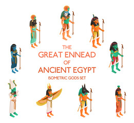 Great Ennead Of Ancient Egypt