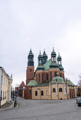 Fototapeta premium View of the eastern side Poznan Cathedral - Archcathedral Basilica of St. Peter and St. Paul