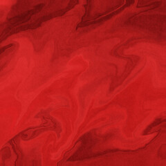 Bright Red Watercolor Marble Background Texture Paper