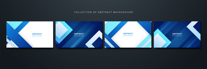 Business Geometric Blue Colorful abstract Design Background