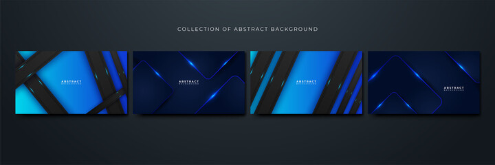 Corporate business Blue Colorful abstract Design Background