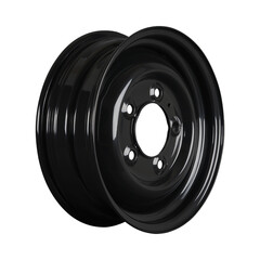Black Steel Tubed Wheel
