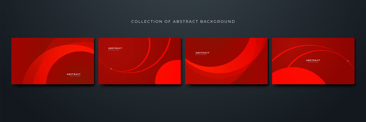 Circle Geometric red Colorful abstract Design Background