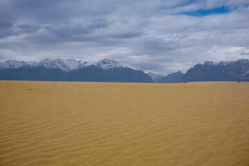 Beautiful landscape of the Chara desert