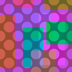 Geometric seamless pattern with dots for fabrics and textiles and packaging and gifts and cards 