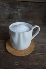 Xylitol from birch sugar -  substitute white sugar -  produkt used in the food industry - an alternative