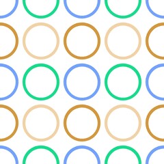 Geometric simple seamless circle dots pattern for fabrics and textiles and cards and linens and kids and wrapping paper