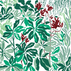 Jungle foliage
