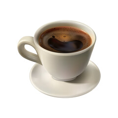 Fototapeta premium Realistic Coffee Cup