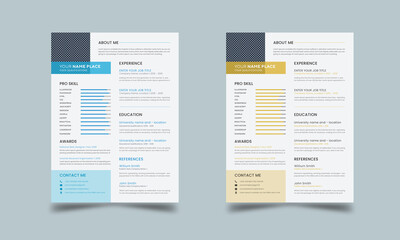 Fresh Clean Professional Resume Design/cv design.

A clean professional resume/CV templates reveal your personal qualifications, With this resume quickly customize your resume for any opportunity.