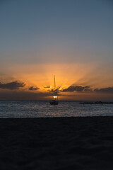Fototapeta premium Sunset on the island of Tenerife