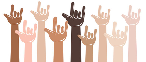 Human ILY hands racism love union humanist