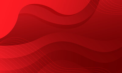 Red abstract background. Vector illustration