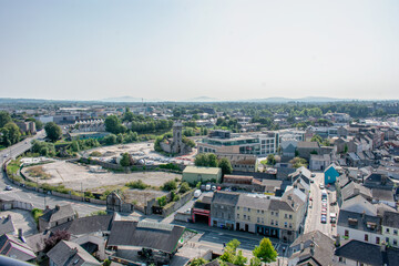 Fototapeta na wymiar Street View of Kilkenny Town, Ireland