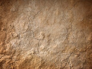 Cracked clay texture of clay wall for background and texture.