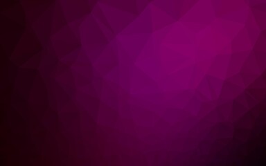 Dark Purple vector low poly texture.
