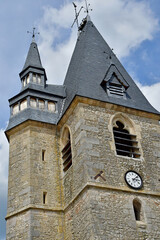 Fototapeta na wymiar La Chaussee d Ivry; France - june 23 2021 : picturesque village