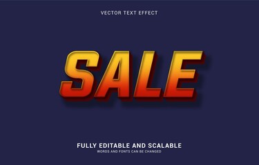 editable text effect, Sale style