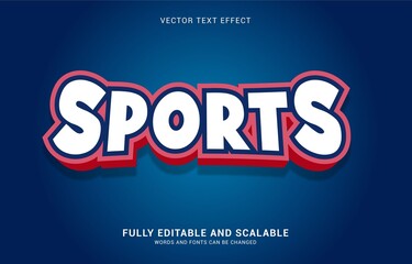 Fototapeta premium editable text effect, Sport style
