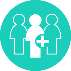 People icon sign symbol design