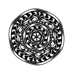 Artwork Illustration Ancient Seal Symbol Line Art
