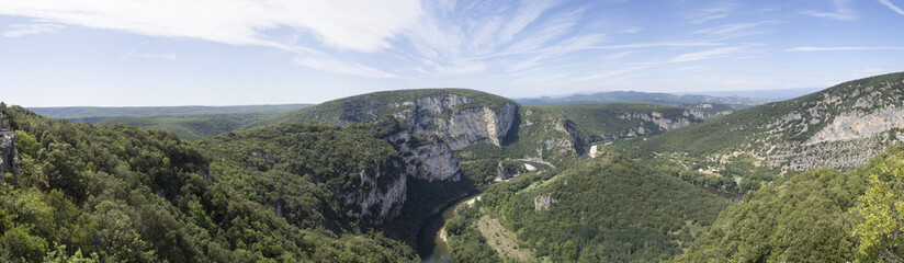 Fototapeta na wymiar Gorge de l'Ardèche