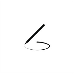 pen icon, vector, symbol illustration