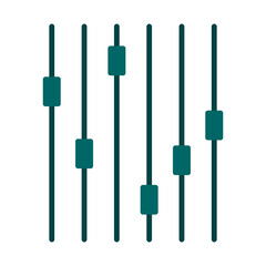 Naklejka premium Music Equalizer Icon