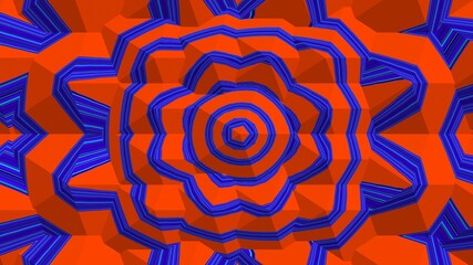 multicolor Mandala Kaleidoscope for Events, Background, Backdrop, Intro, Burn.backdrop in UHD format 3840 x 2160.